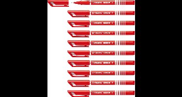 STABILO SENSOR - Fineliner 0,3 mm - Rood - Doos 10 stuks