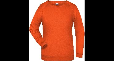James And Nicholson Dames/dames Basic Sweatshirt (Oranje)