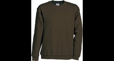James and Nicholson Unisex Round Heavy Sweatshirt (Bruin)