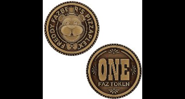 FaNaTtik Five Nights at Freddy´s Collectable Coin One Faz Token Limited Edition Coins