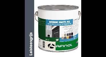 Afinol nordic beits AQ leisteengrijs - 2,5 liter