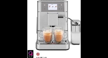 KitchenAid Volautomatische Espressomachine KF7 - 20+ recepten en melkopschuimer - 2 kopjes tegelijk vullen - Inox