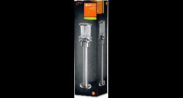 LEDVANCE Buitenarmatuur LED: voor verdieping, E27, ENDURA CLASSIC POST / 22-…24- V, body materiaal: stainless steel, IP44