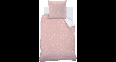 Matt & Rose Dekbedovertrek Pink Spots - Eenpersoons - 140 x 200 cm - Katoen
