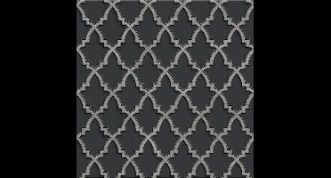 Wallstitch Moroccan trellis black DE120028