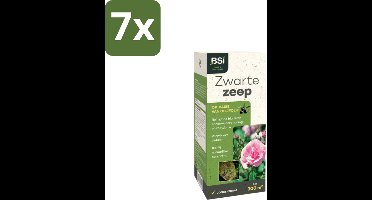 BSI – Zwarte Zeep Concentraat – Traditionele Tuinzeep – 500 ml - Bulkverpakking - 7 stuks