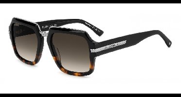 Dsquared2 D2 0159/S Black havana 55/21/145 MAN Zonnebrillen