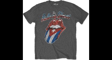 The Rolling Stones - Rocks Off Cuba Heren T-shirt - M - Grijs