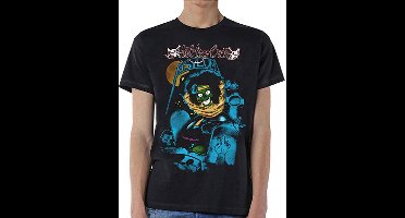 Motley Crue - Feelgood Graveyard Vintage Heren T-shirt - M - Zwart