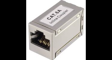 Renkforce RJ45 Netwerk Adapter CAT 6A [1x RJ45-bus - 1x RJ45-bus] Wit