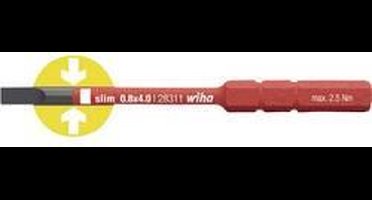 Wiha Werkplaats Plat Verwisselbare kling 2.5 mm 75 mm Geschikt voor Wiha Torque