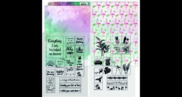 Mica Sheets Happy Tropics van Yvonne Creations