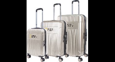 National Geographic Transit Harde Kofferset 3-delig S/M/L Champagnegoud - Champagnegoud / Set