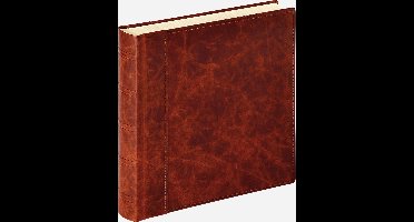 Walther FA-800-P Madrid - Classic album - Formaat 32 x 32 cm - Lederen omslag - Terra bruin