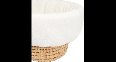 Nobodinoz Lin français Padded moses cover - Wiegbeschermer - Off White