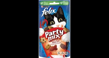 Felix Party Mix - Kattensnacks Mixed Grill - 8 x 60 g