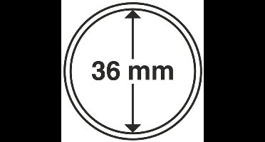 Muntcapsules Rond - geschikt voor munten Ø 36 mm. - GRIPS