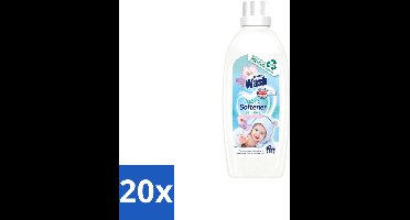 20 x At Home - Wash - Wasverzachter - Sensitive - 20 Wasbeurten - Voordeelverpakking - 20 stuks