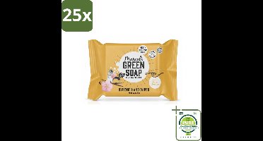 25 x Marcel's Green Soap - Hand doekjes - Vanille & Cherry Blossom - Mild & handig - 15 Doekjes - Grootverpakking - Vaatwasstrips - Handdoekjes - Handdoek - Reinigen - Natuurlijke Zepen - Glycerine