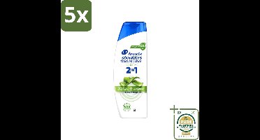 5 x Head & Shoulders – 2-in-1 – Sensitive – 300 ml - Wasstrips - Anti-roos Shampoo - 2-in-1 Shampoo - Shampoo Tegen Roos - Hydraterende Shampoo - Dagelijkse Shampoo