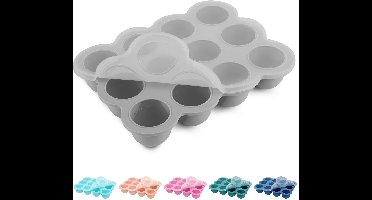 babyvoeding bewaren - siliconen containers - BPA-vrij - perfect voor zelfgemaakte babyvoeding - m-winkel