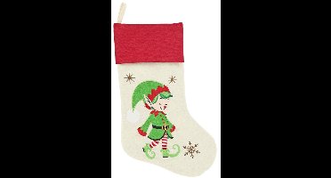 Unique Living - Kerstsok Riven - 42x25cm - Multikleur