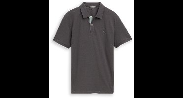 Tom Tailor - Piqué-poloshirt van katoen - Maat S - Dark Shadow