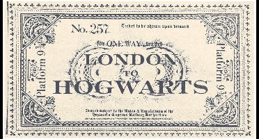 PARTYDECO - 20 Servetten Harry Potter Ticket Londen naar Zweinstein 33 x 40 cm