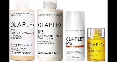 Beschadigd haar pakket Olaplex No.4 + 5 + 6 + 7