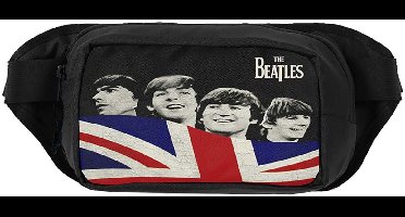 Rocksax The Beatles - Let It Be Flag Schoudertas - Zwart