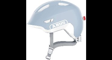 Fietshelm ABUS SMILEY 3.0 ACE LED pure aqua M - 50-55 cm - blauw - Geschikt voor gebruik op kinderfietsen - 250 g