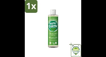 1 x Happy Earth – Deodorant Spray Navulling – 100% Natuurlijk Cucumber Matcha – 300 ml - Deodorant - Frisheid - Natuurlijke Deodorant - Matcha - Komkommer