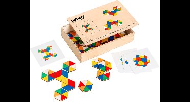 Hexagon - verbind de kleur - Educo - Educatief speelgoed
