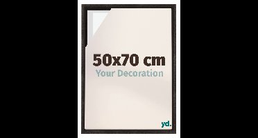 yd, Baklijst 50x70 cm Eiken Donker - Lijst voor Canvasdoek - MDF Lyon