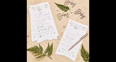 Botanical Baby - Advieskaarten Ouders Hey Baby (10 stuks)
