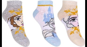 Frozen enkelsokken - sokken - enkelsokjes - 3 paar - maat 27/30