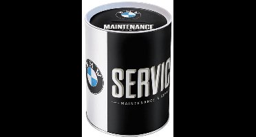 Spaarpot van automerk BMW - 10 x 13 cm - Metaal - Auto - Vaderdag - Cadeau