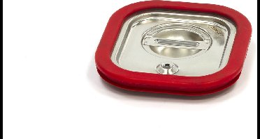 Gastronorm Deksel - 1/6 GN - RVS - Luchtdicht Rubber