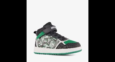 Minecraft jongens hoge sneakers zwart groen - Maat 32