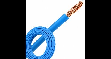 Montagedraad VDS 10mm² (H07V-K) 70° blauw - per rol 100 meter (29195)