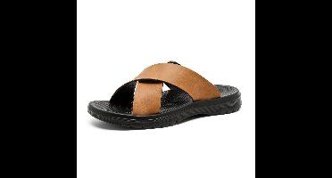 Currero Sandalen Heren - Slippers - Pantoffels - Schoenen - Badslippers - Kurkuma - Maat 46.5