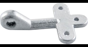 ProPlus Opschroefoog - Staal - 10 cm - Zilver - Type 0