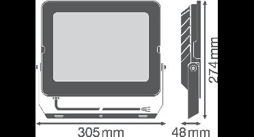 Ledvance LED Floodlight | 135W 3000K 12150lm 830 IP65