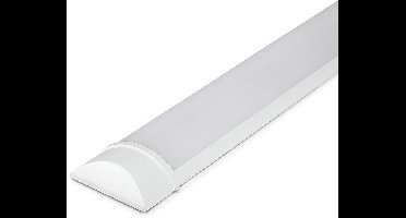 HOFTRONIC – LED Batten 120cm rechthoekig – 40 Watt 5600 lumen – Neutraal wit 4000K – Flikkervrij – Polycarbonaat – IP20 – Onderbouwverlichting plafondarmatuur