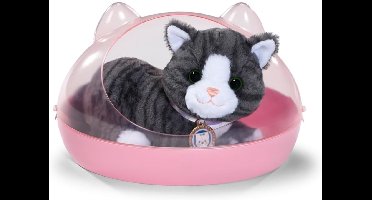 BABY born knuffelkat Cookie met geluid en kattenmand - interactief speelgoed