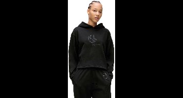 Karl Lagerfeld Jeans Studded Regular Fit Hoodie Zwart S Vrouw