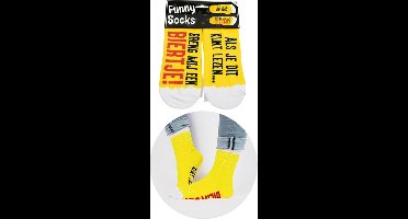 Funny socks breng mij een biertje