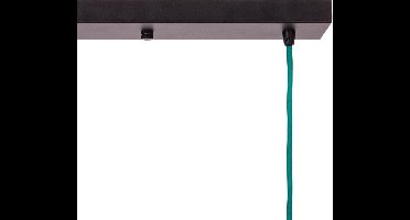 ETH plafondbalk 5 snoeren - 120 cm - metaal - zwart