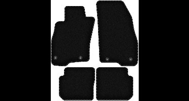 BASIC zwarte veloursmatten voor: Fiat Punto 12' hatchback (2012-2018)