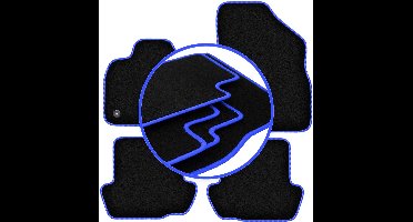 CARLUX-BLUE automatten voor: Citroen DS5 sedan (2011-2018)